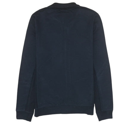 Mens UK Size M HUGO BOSS Black Full Zip Sweatshirt