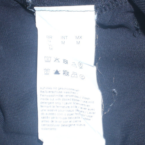 Mens UK Size M HUGO BOSS Black Full Zip Sweatshirt