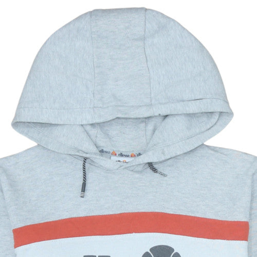 Boys UK Size 16 Years ellesse Grey Pullover Hoodie
