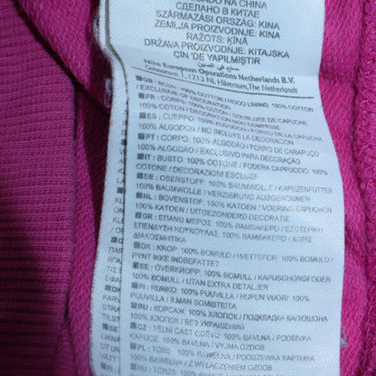 Womens UK Size 16/18 Nike Pink Full Zip Hoodie