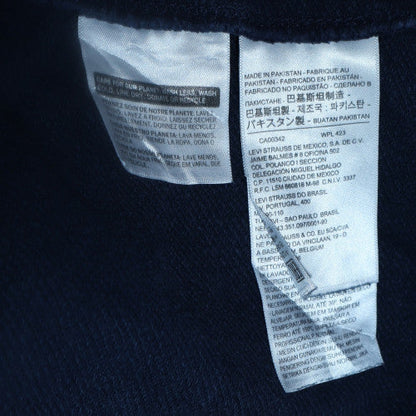 Mens UK Size M Levi's Blue Pullover Hoodie