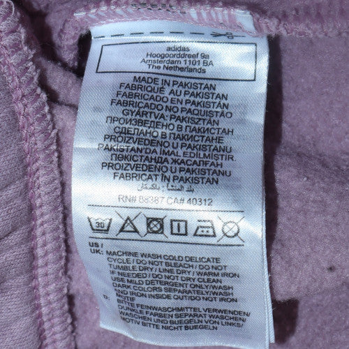 Womens UK Size M adidas Regular Fit Sweatpants Pink Trousers