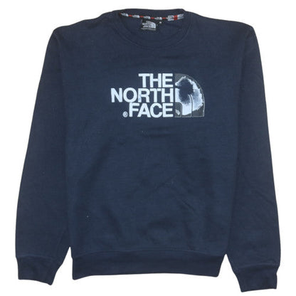 Mens UK Size M The North Face Blue Pullover Sweatshirt