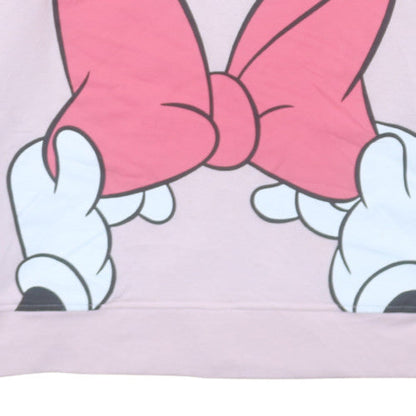 Womens UK Size XL Disney Pink Pullover Hoodie