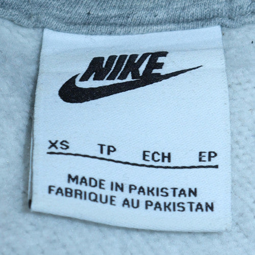 Mens UK Size XS Nike Grey Pullover Hoodie