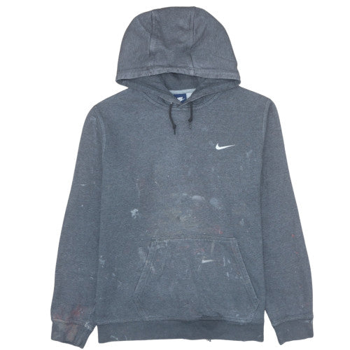 Mens UK Size L Nike Grey Pullover Hoodie