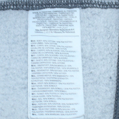 Mens UK Size L Nike Grey Pullover Hoodie