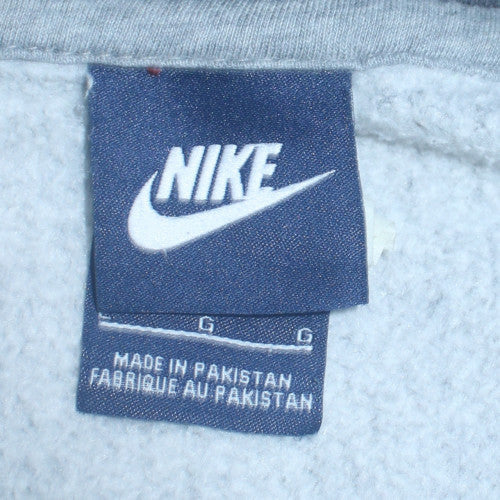 Mens UK Size L Nike Grey Pullover Hoodie
