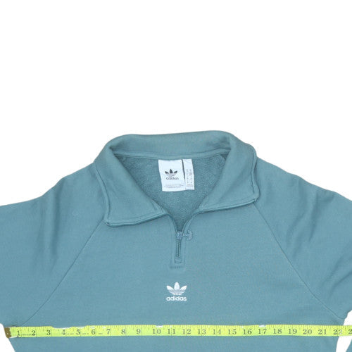 Mens UK Size M adidas Blue Pullover Sweatshirt