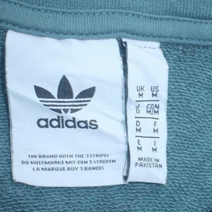 Mens UK Size M adidas Blue Pullover Sweatshirt