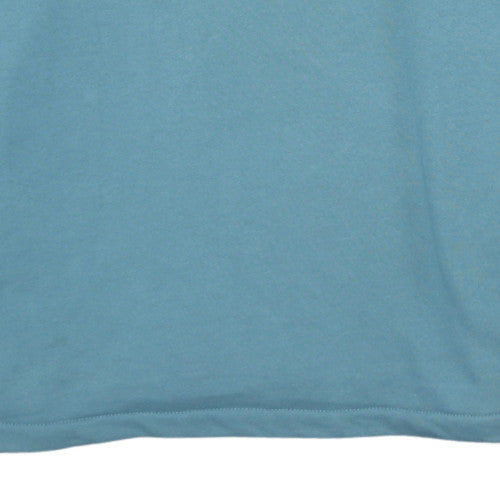 Mens UK Size M adidas Blue Pullover Sweatshirt