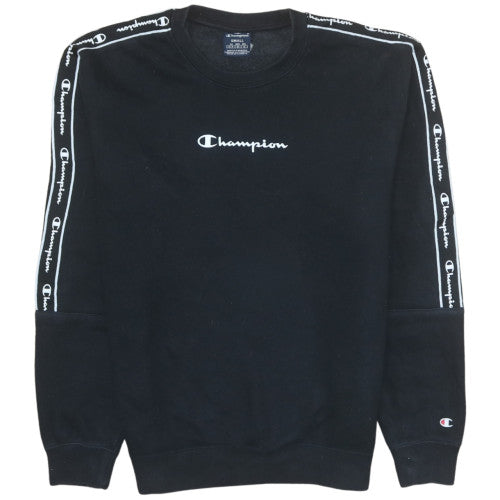 Mens UK Size S Champion Black Pullover Sweatshirt