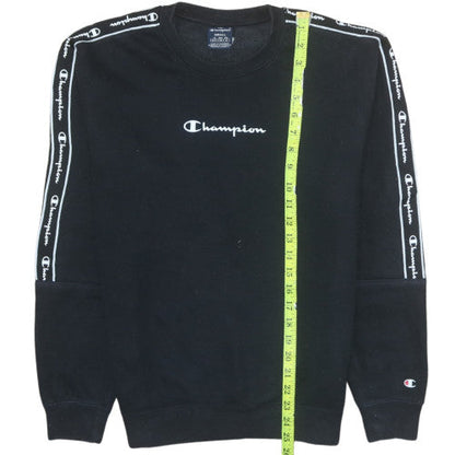 Mens UK Size S Champion Black Pullover Sweatshirt