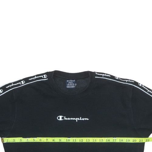 Mens UK Size S Champion Black Pullover Sweatshirt