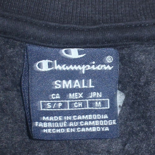 Mens UK Size S Champion Black Pullover Sweatshirt