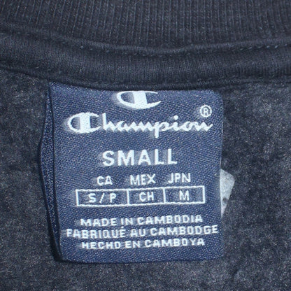 Mens UK Size S Champion Black Pullover Sweatshirt
