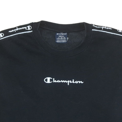 Mens UK Size S Champion Black Pullover Sweatshirt