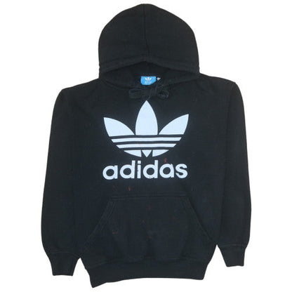 Mens UK Size L adidas Black Pullover Hoodie