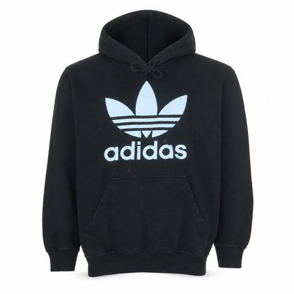 Mens UK Size L adidas Black Pullover Hoodie