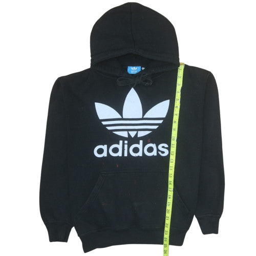 Mens UK Size L adidas Black Pullover Hoodie