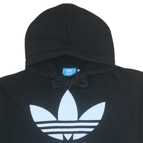 Mens UK Size L adidas Black Pullover Hoodie