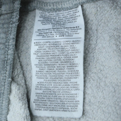Mens UK Size L Nike Regular Fit Sweatpants Grey Trousers