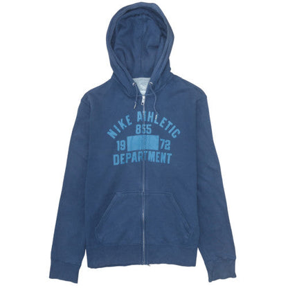 Mens UK Size L Nike Blue Full Zip Hoodie