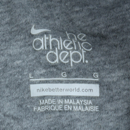 Mens UK Size L Nike Blue Full Zip Hoodie