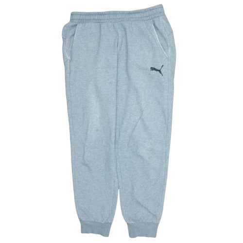 Mens UK Size L PUMA Regular Fit Jogger Grey Trousers