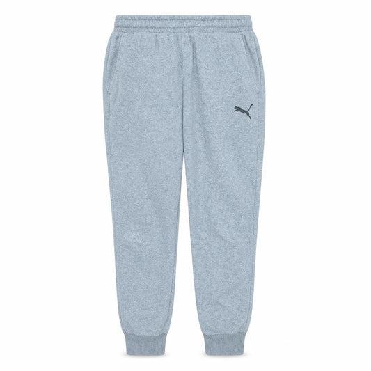 Front view of Puma Men's Grey Jogger Sweatpants L Regular Fit Activewear