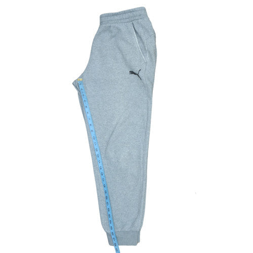 Mens UK Size L PUMA Regular Fit Jogger Grey Trousers