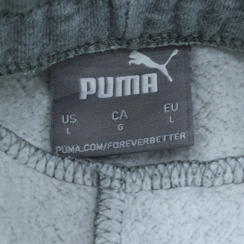 Mens UK Size L PUMA Regular Fit Jogger Grey Trousers