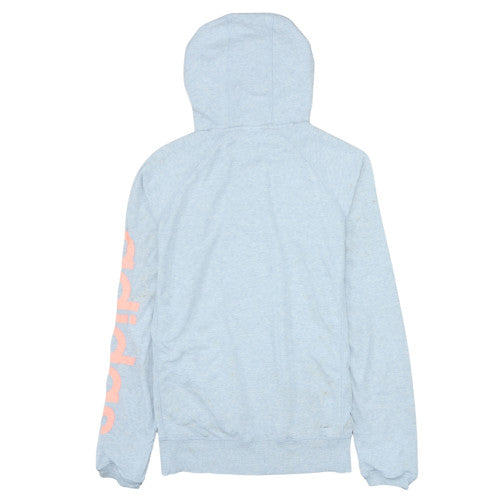 Womens UK Size S adidas Blue Pullover Hoodie