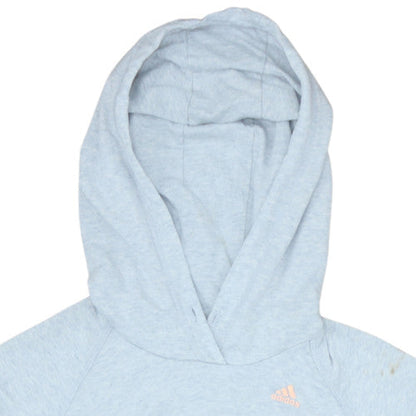 Womens UK Size S adidas Blue Pullover Hoodie