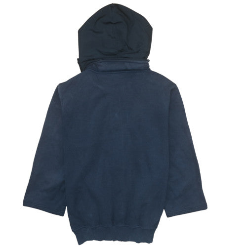 Mens UK Size XL HUGO BOSS Blue Full Zip Hoodie
