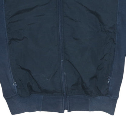 Mens UK Size XL HUGO BOSS Blue Full Zip Hoodie