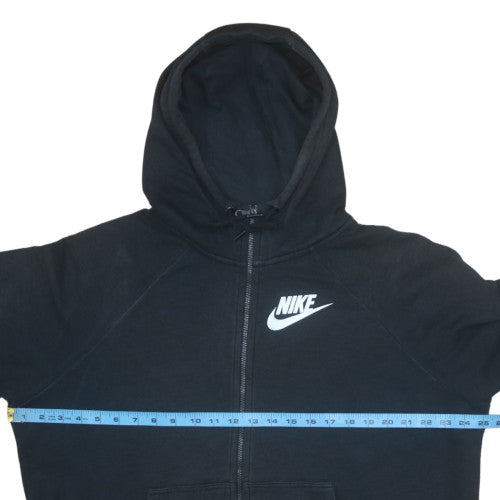 Mens UK Size XL Nike Black Full Zip Hoodie