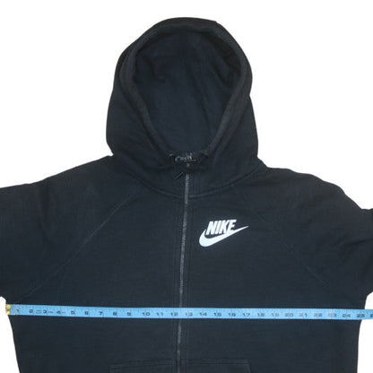 Mens UK Size XL Nike Black Full Zip Hoodie