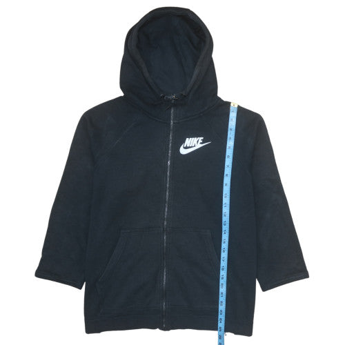 Mens UK Size XL Nike Black Full Zip Hoodie