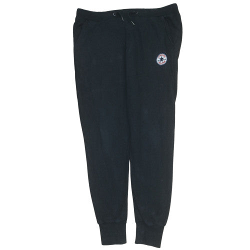 Mens UK Size L Converse Regular Fit Jogger Black Trousers