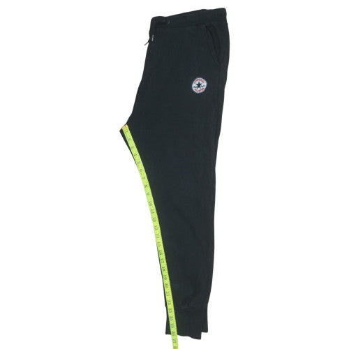 Mens UK Size L Converse Regular Fit Jogger Black Trousers