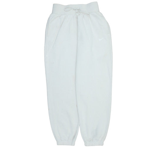 Mens UK Size S Nike Regular Fit Jogger White Trousers