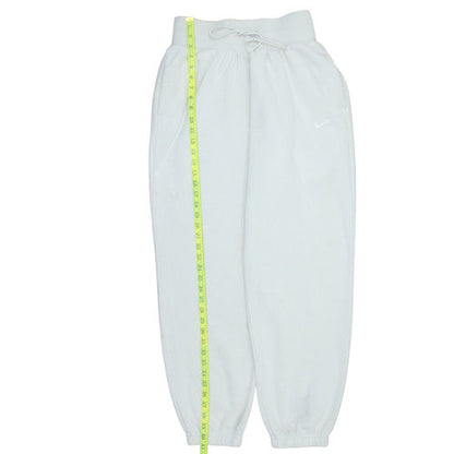 Mens UK Size S Nike Regular Fit Jogger White Trousers