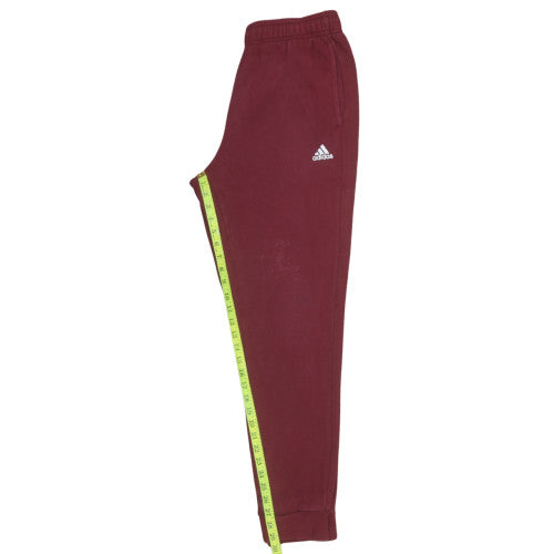 Mens UK Size XL adidas Regular Fit Jogger Red Trousers
