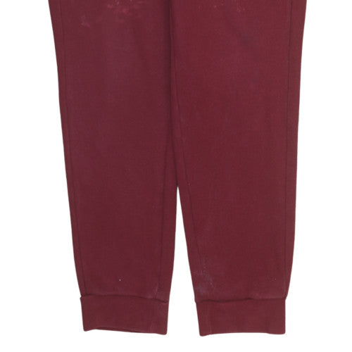 Mens UK Size XL adidas Regular Fit Jogger Red Trousers