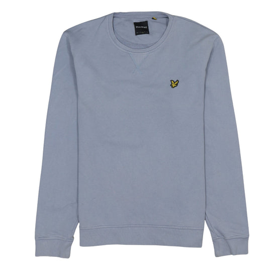Mens UK Size L Lyle & Scott Blue Pullover Sweatshirt
