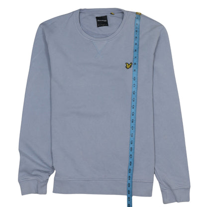 Mens UK Size L Lyle & Scott Blue Pullover Sweatshirt