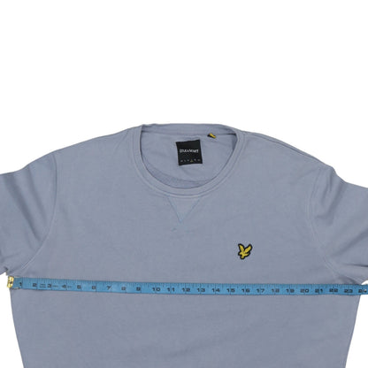 Mens UK Size L Lyle & Scott Blue Pullover Sweatshirt