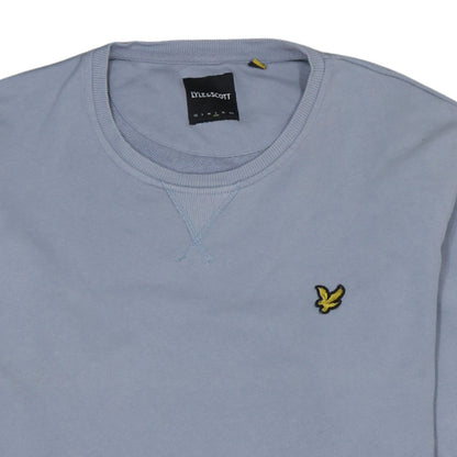 Mens UK Size L Lyle & Scott Blue Pullover Sweatshirt