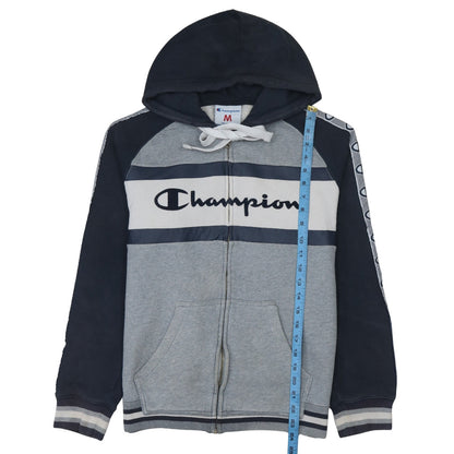 Mens UK Size M Champion Grey Full Zip Hoodie